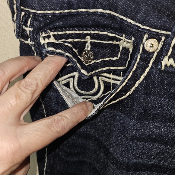 True Religion Dark Blue Women's Jeans - Picture 10 of 14